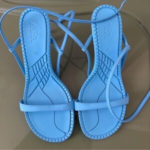 Zara Women's Vibrant Blue Sandals